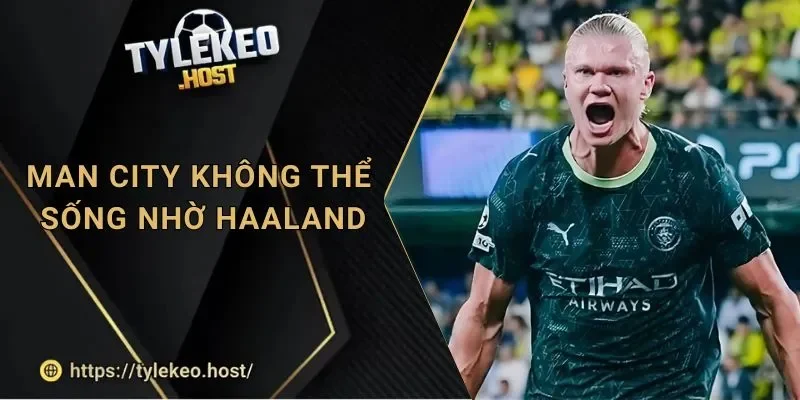 Tỷ Lệ Kèo: Pep Cảnh Báo Man City Không Thể Sống Nhờ Haaland