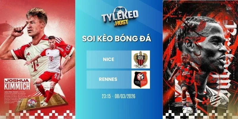 Soi kèo nhà cái Nice vs Rennes - Ligue 1, 08/03/2026