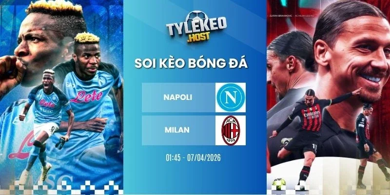 soi kèo nhà cái Napoli vs Milan - Serie A, 06/04/2026