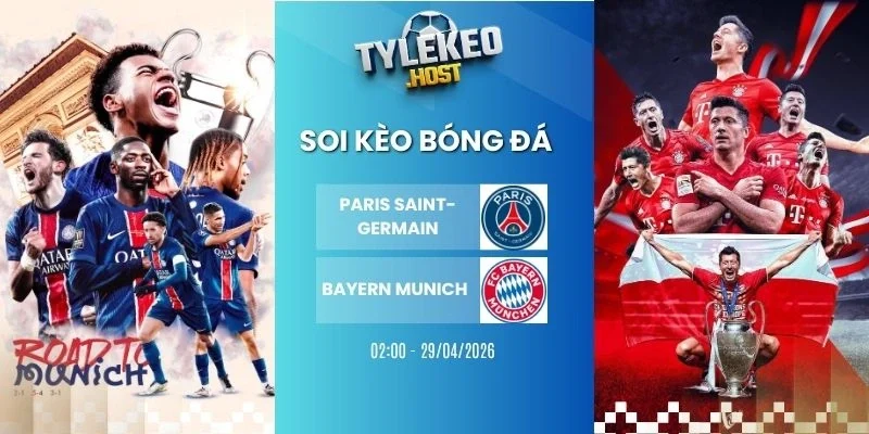 Soi kèo nhà cái PSG vs Bayern Munich - C1, 29/04/2026