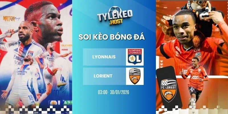 Tỷ lệ kèo nhà cái Lyonnais vs Lorient - Ligue 1, 13/04/2026